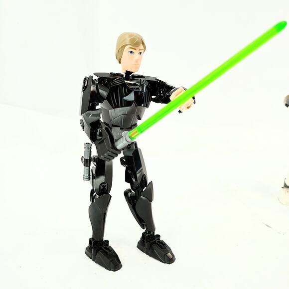 Star Wars Lego Buildable Figures Lot Luke Skywalker, Guard, Captain Phasma, Cody - Picture 6 of 11